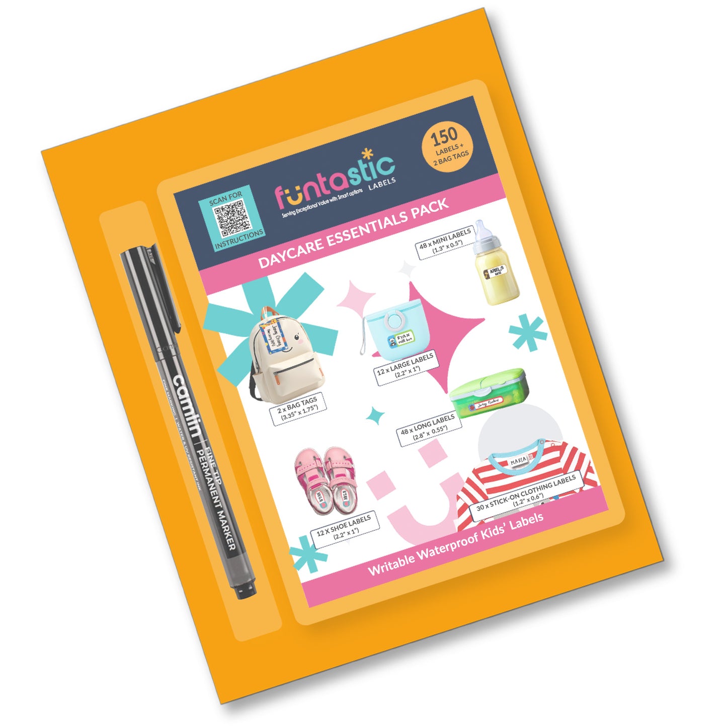 Daycare Labels Essentials Pack