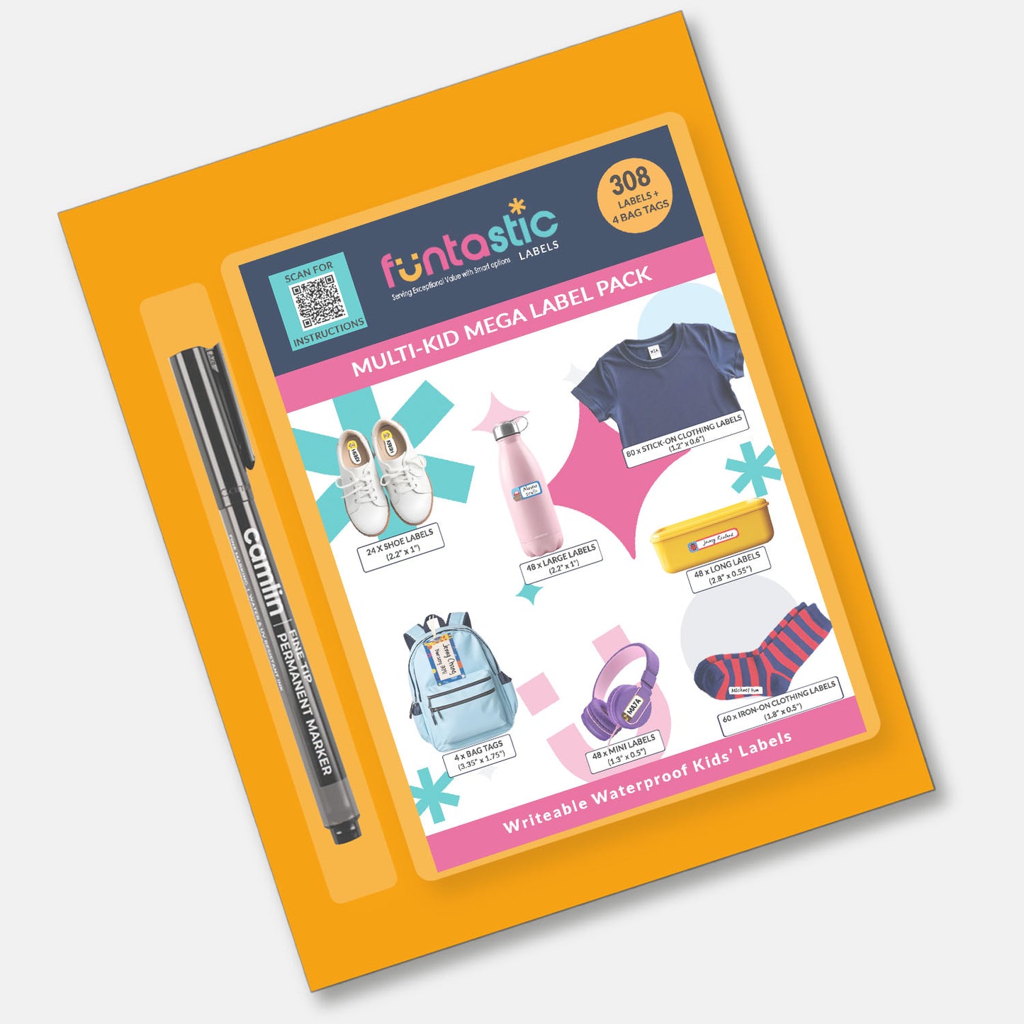 Multi-kid Mega Label Pack