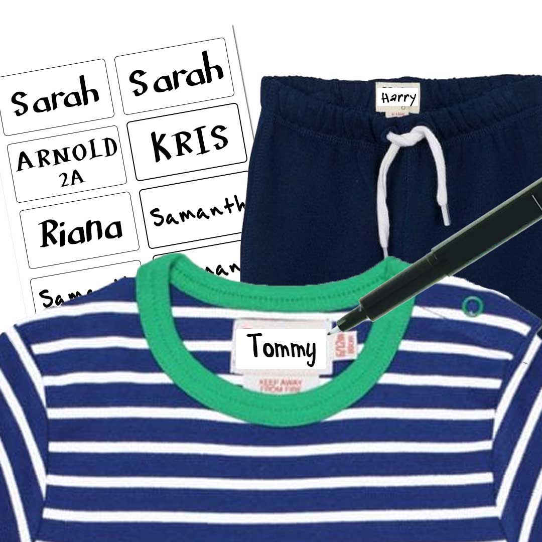 Stick-on Clothing Labels
